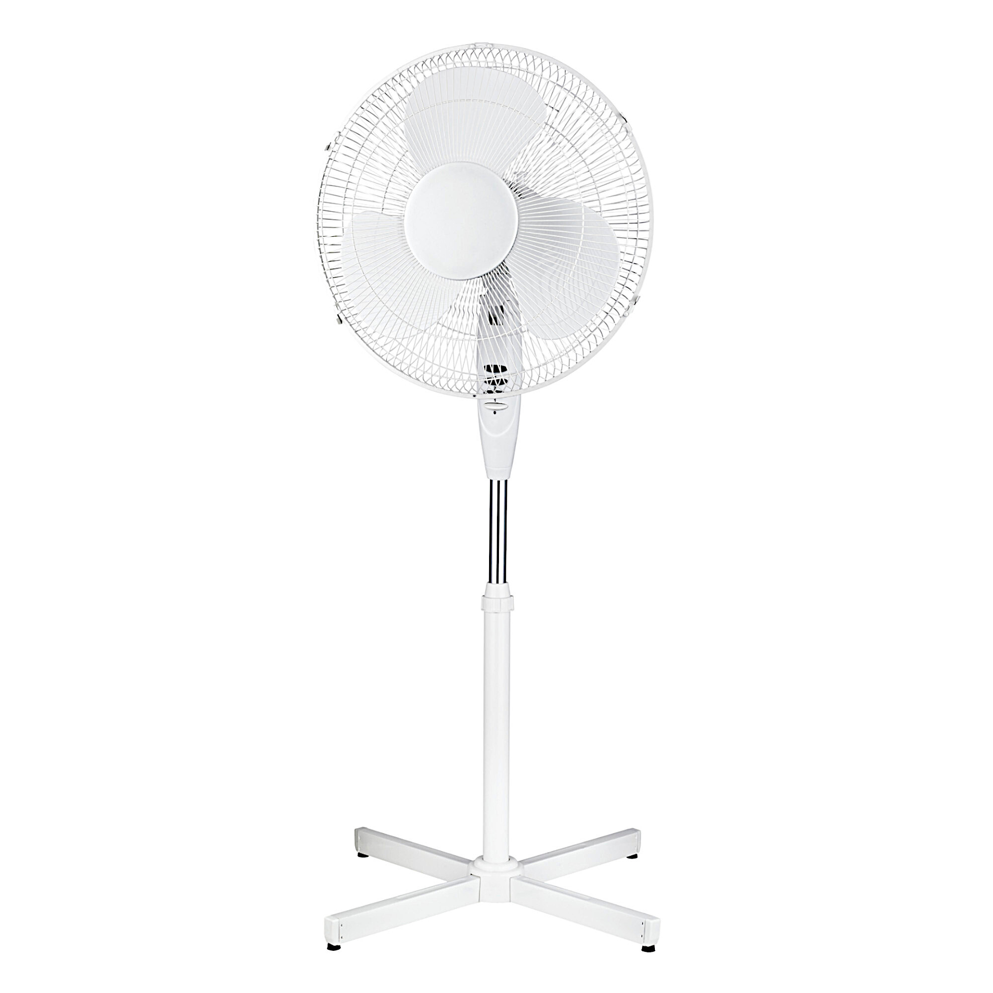 Optimus 16" Oscillating Stand Fan, White F-1650WH